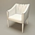 Durlet Marilyn: Luxurious Club Chair 3D model small image 2