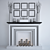 Classic Style Decorative Fireplace 3D model small image 3