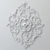 Rosette Bladed - 13: Exquisite Gypsum Decor 3D model small image 1