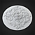 Rosette Bladed - 13: Exquisite Gypsum Decor 3D model small image 3