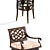 Tommy Bahama Black Sands Patio Set 3D model small image 2