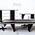 Elegant Italian Office Furniture Set 3D model small image 3