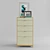Scandinavian Eco-Style Tall Dresser 3D model small image 1