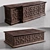 Restoration Hardware Castelló Collection: Chest of Drawers & Coffee Table 3D model small image 1