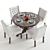 Elegant Pottery Barn Tivoli & Sorrel 3D Set 3D model small image 2