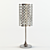 Elegant Crystal Chrome Table Lamp 3D model small image 1