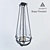 Sleek Silver Avrett Pendant 3D model small image 1