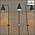 Industrial Black Floor Lamp Nordlux 3D model small image 2