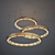 Copper Circular Pendant Light 3D model small image 1