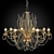 Elegant Crystal Chandelier, Eurosvet 3D model small image 2