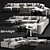 Elegant Swan Hills: Sofa and Table 3D model small image 1