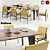 Elegant Poliform Ipanema Dining Set 3D model small image 1