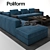 Title: Luxurious Poliform Dune Sofa Set 3D model small image 1