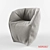 Comfortably Chic: MOROSO - M.a.s.s.a.s.poltroncina 3D model small image 2