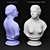 Elegant Woman Sculpture 3D model small image 2