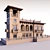 Latin-Inspired Classic Style Facade 3D model small image 2
