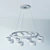 Elegant LED Chandelier by Comely 3D model small image 3