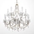 Elegant Crystal Chandelier 3D model small image 1