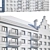 Renovated Low-Rise Building Facade 3D model small image 3