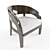 Elegant Alba Porada Armchair 3D model small image 2