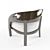 Elegant Alba Porada Armchair 3D model small image 3