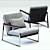 Title: St Germain Sofa & Daytona Armchair Set 3D model small image 2