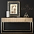 Elegant Daytona Angelina Console 3D model small image 1