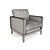 Estetica Nizza Armchair: Timeless Elegance for Your Home 3D model small image 3