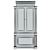 Built-In Wardrobe Set 3D model small image 3