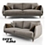 Elegant Italian Sofa: Ditre Italia Elliot 3D model small image 1