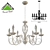 Vintage Classic Chandelier 3D model small image 1