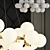 Milk Bubble Round Chandelier 3D model small image 2