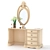 Bella Vita Dresser - Elegant and Functional 3D model small image 1