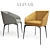 ALIVAR / Denise and Liuto Round: Stylish Chairs and Table Set 3D model small image 2