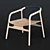 Contemporary Cordame Chair: Eduardo Baroni 3D model small image 1