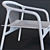 Contemporary Cordame Chair: Eduardo Baroni 3D model small image 3