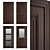 CHOCOLATE Collection: Massivstyle Interior Door 01 3D model small image 1