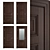 Decadent Elegance: CHOCOLATE Door 3D model small image 1