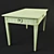 Moissonnier L XVI Square Table - Ref654 3D model small image 2