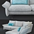  Modern Lounge Sofa Lungo by KOINOR 3D model small image 2