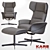 KARE Design Ohio: Elegant Rotating Chair 3D model small image 1