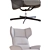 KARE Design Ohio: Elegant Rotating Chair 3D model small image 3