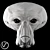 Alien Plaster Head 3D model small image 2