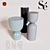 Sé Collections Stay Armchair & Time Piece Ceramic 3D model small image 2