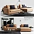 Walter Knoll Tama Living Sofa: Elegant Comfort for Your Home 3D model small image 1