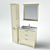 Akvaton Leon 80: Stylish Bathroom Furniture 3D model small image 1