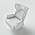 Luxury Formitalia Aston Martin Chair 3D model small image 3