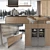 Sleek Kitchen Set with Gaggenau 3D model small image 1