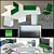 Sleek Office Ensemble: Solo+Decor 3D model small image 1