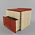 Moderno Bedside Cabinet 3D model small image 1